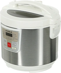 Мультиварка Supra MCS-4114 5л 900Вт серебристый/белый