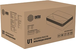 Проектор Cactus CS-U1.SG DLP 1700Lm ANSI (3840x2160) 800000:1 ресурс лампы:25000часов 2xUSB typeA 2xHDMI 9.7кг