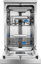 Посудомоечная машина Midea MFD45S460SI серебристый (узкая)