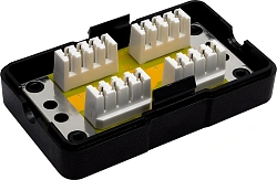 Адаптер Suprlan 10-0314-1 проходн.RJ45 кат.5E UTP стальной