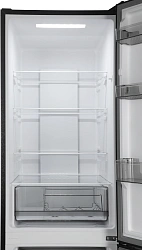 Холодильник Hyundai CC35083F черное стекло 2-хкамерн. черный