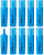 Набор текстовыделителей Deli Accent ES621BLUE-P Delight скошенный пиш. наконечник 1-5мм синий (10шт.)