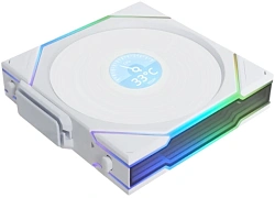 Вентилятор для корпуса Lian-Li Uni Fan TL Wireless LCD 120 LCD Reverse ARGB 120х124x28 белый 4-pin 31дБ (G99.12RTLLCD1W1W.R0) Ret
