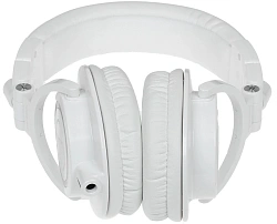 Наушники мониторные Audio-Technica ATH-M50X 1.2м белый проводные оголовье (15117335)