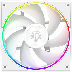 Вентилятор для корпуса ID-Cooling AF-127 ARGB 120х120x27 белый 4-pin 30дБ (AF-127-ARGB-W) Ret