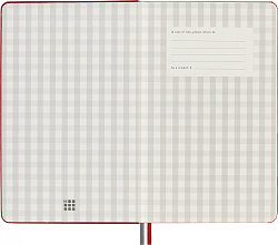 Блокнот Moleskine PASSION RECIPE PASRECP Large 130х210мм 400стр. подар.кор. красный
