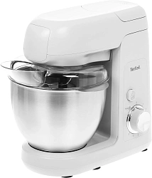 Кухонная машина Tefal Bake Partner QB520B38 планетар.вращ. 1100Вт серый/серебристый