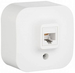 Розетка телеф. Legrand Quteo 782214 откр. белый