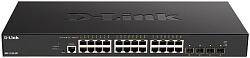 Коммутатор D-Link DXS-1210-28T/A1A (L2+) 24x10Гбит/с 4xSFP28 управляемый
