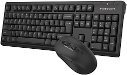 Клавиатура + мышь A4Tech Fstyler FG1200 клав:черный мышь:черный USB беспроводная Multimedia