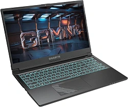 Ноутбук Gigabyte G5 Core i5 13500H 16Gb SSD512Gb NVIDIA GeForce RTX4050 6Gb 15.6" IPS FHD (1920x1080) FreeDOS black WiFi BT Cam (MF5-52KZ353SD)