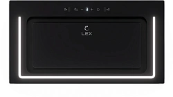 Вытяжка встраиваемая Lex Nova 600 Inverter BL черный управление: сенсорное (1 мотор)