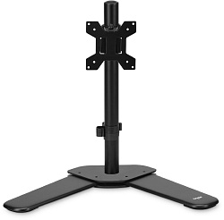 Кронштейн для мониторов ЖК Buro M071 черный 15"-32" макс.8кг крепление к столешнице поворот и наклон