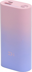 Мобильный аккумулятор ZMI PowerBank QB818 10000mAh QC3.0/PD3.0 30W 3A USB-A/USB-C розовый/фиолетовый (QB818 COLOR)