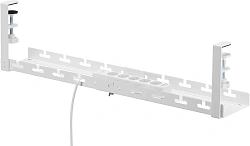 Кабель-канал Cactus CS-CM-700-1WT для столов 72.8x13x19см белый