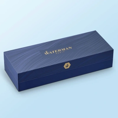 Ручка шариков. Waterman Hemisphere (CWS0920470) Steel CT M син. черн. подар.кор.