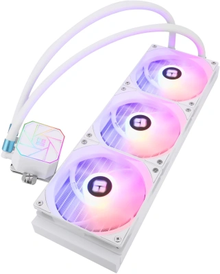 Система водяного охлаждения Thermalright Aqua Elite 360 V3 ARGB Soc-AM5/AM4/1151/1200/2066/1700 белый 4-pin 25.6dB Al Ret (A-ELITE-WH-360-ARGB-V3)