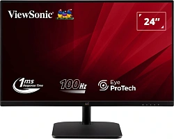 Монитор ViewSonic 23.8" VA2432-MHD-3 черный IPS LED 16:9 HDMI M/M матовая 250cd 178гр/178гр 1920x1080 100Hz VGA DP FHD 2.7кг
