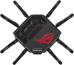 Роутер беспроводной Asus GT-BE98 BE25000 100/1000/2500/10000BASE-T черный