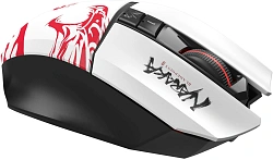 Мышь A4Tech Bloody R36 Ultra белый/черный/красный оптическая 12000dpi беспров. USB 7but (R36 ULTRA NARAKA USB)