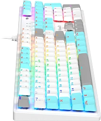 Клавиатура A4Tech Bloody S510R механическая белый USB for gamer LED (S510R USB ICY WHITE/BLMS RED)