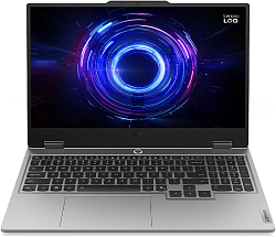Ноутбук Lenovo LOQ 15IRX10 Core i7 14700HX 16Gb SSD512Gb NVIDIA GeForce RTX5050 8Gb 15.6" IPS FHD (1920x1080) без ОС grey WiFi BT Cam (83JE00YNPS)