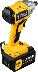 Гайковерт Steher CWB-300-1 аккум. патрон:квад.1/2" (кейс в комплекте)