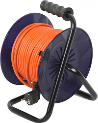 Удлинитель силовой Эра RPx-4es-3х0.75-30m (Б0043052) 3x0.75кв.мм 4розет. 30м ПВС 6A катушка оранжевый