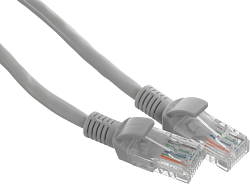 Патч-корд Rexant 18-1010 UTP RJ-45 вил.-вилка RJ-45 кат.5E 15м серый ПВХ