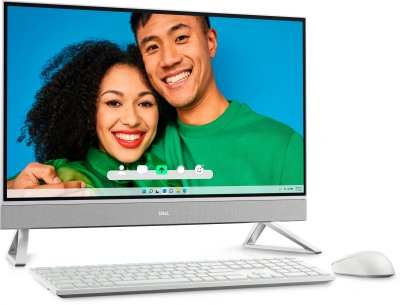 Моноблок Dell Inspiron 7730 27" Full HD Core 7 150U (1.8) 32Gb SSD1Tb MX570A 2Gb CR Windows 11 Pro GbitEth WiFi BT 130W клавиатура мышь Cam серебристый 1920x1080