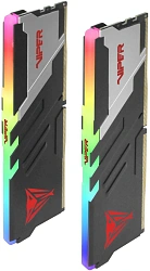 Память DDR5 2x32GB 6000MHz Patriot PVVR564G600C30K Viper Venom RGB RTL Gaming PC5-48000 CL30 DIMM 288-pin 1.45В kit с радиатором Ret