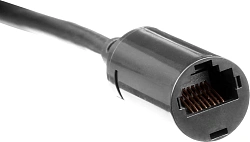 Патч-корд Lanmaster LAN-PCEXT/U5E-5.0-BK UTP RJ-45 мод.-вилка RJ-45 кат.5E 5м черный LSZH