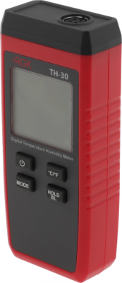 Термогигрометр RGK TH-30 портативный красный/черный (778626)