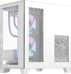 Корпус Formula Crystal Z6M Floe белый без БП mATX 4x120mm 2xUSB3.0 audio bott PSU