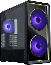 Корпус Lian-Li LANCOOL 217 Inf черный без БП ATX 7x120mm 3x140mm 2xUSB3.0 audio bott PSU