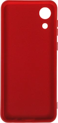 Чехол (клип-кейс) BoraSCO для Samsung Galaxy A03 Core Microfiber Case красный (40945)