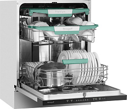 Посудомоечная машина встраив. Weissgauff BDW 6136 D Inverter AutoOpen Infolight 2100Вт полноразмерная инвертер