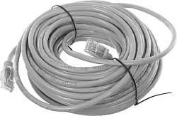 Патч-корд Rexant 18-1010 UTP RJ-45 вил.-вилка RJ-45 кат.5E 15м серый ПВХ