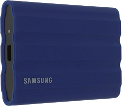 Накопитель SSD Samsung Original USB-C 2Tb MU-PE2T0R/WW Shield T7 1.8" синий