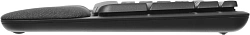 Клавиатура Logitech Wave Keys графитовый USB беспроводная BT/Radio slim Ergo LED (подставка для запястий) (920-012319)