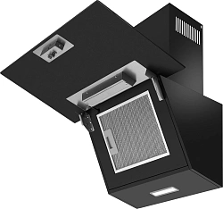 Вытяжка каминная Weissgauff Yota 600 Touch Glass черный управление: кнопочное (1 мотор)