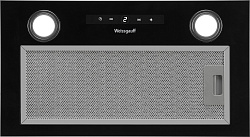 Вытяжка встраиваемая Weissgauff BOX 1200 BL черный управление: сенсорное (1 мотор)