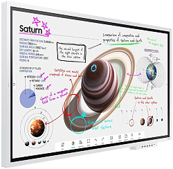 Панель Samsung 65" WM65B Flip Chart Pro белый LED 8ms 16:9 HDMI M/M матовая 350cd 178гр/178гр 3840x2160 4K USB 39.7кг