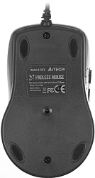 Мышь A4Tech V-Track Padless N-70FX черный оптическая 1600dpi USB для ноутбука 7but