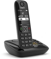 Р/Телефон Dect Gigaset AS690A черный автооветчик АОН