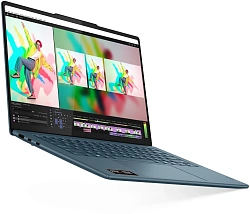 Ноутбук Lenovo Yoga Pro 7 14ASP10 Ryzen AI 9 365 32Gb SSD1Tb AMD Radeon 880M 14.5" OLED 3K (2944x1840) без ОС turquoise WiFi BT Cam (83LX000RRK)