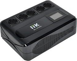 Источник бесперебойного питания ITK Electra ELT5-800VA-1-001 480Вт 800ВА черный