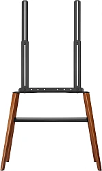 Подставка для телевизора Cactus CS-ST3645BKWN черный/орех 43"-65" макс.40кг напольный
