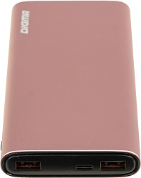 Мобильный аккумулятор Digma DGPF20F 20000mAh QC3.0/PD3.0 22.5W 3A 2xUSB-A/USB-C розовый (DGPF20F22APN)
