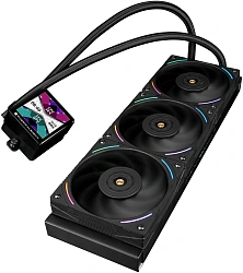 Система водяного охлаждения Thermalright Frozen Vision 360 V2 ARGB Soc-AM5/AM4/1200/1700/1851 черный 4-pin 28dB Al LCD Ret (F-VISION-360-BL-ARGB-V2)